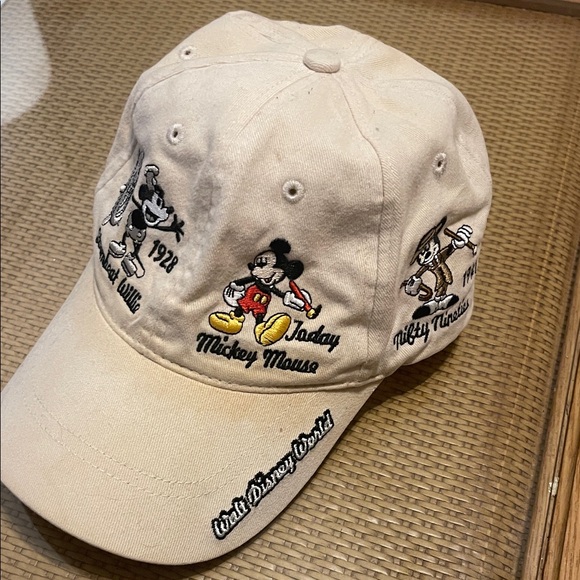 Disney Beige Cap with Embroidered Characters - Picture 3 of 3